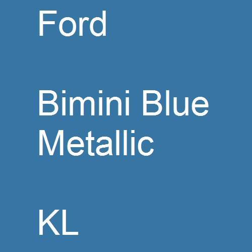 Ford, Bimini Blue Metallic, KL.